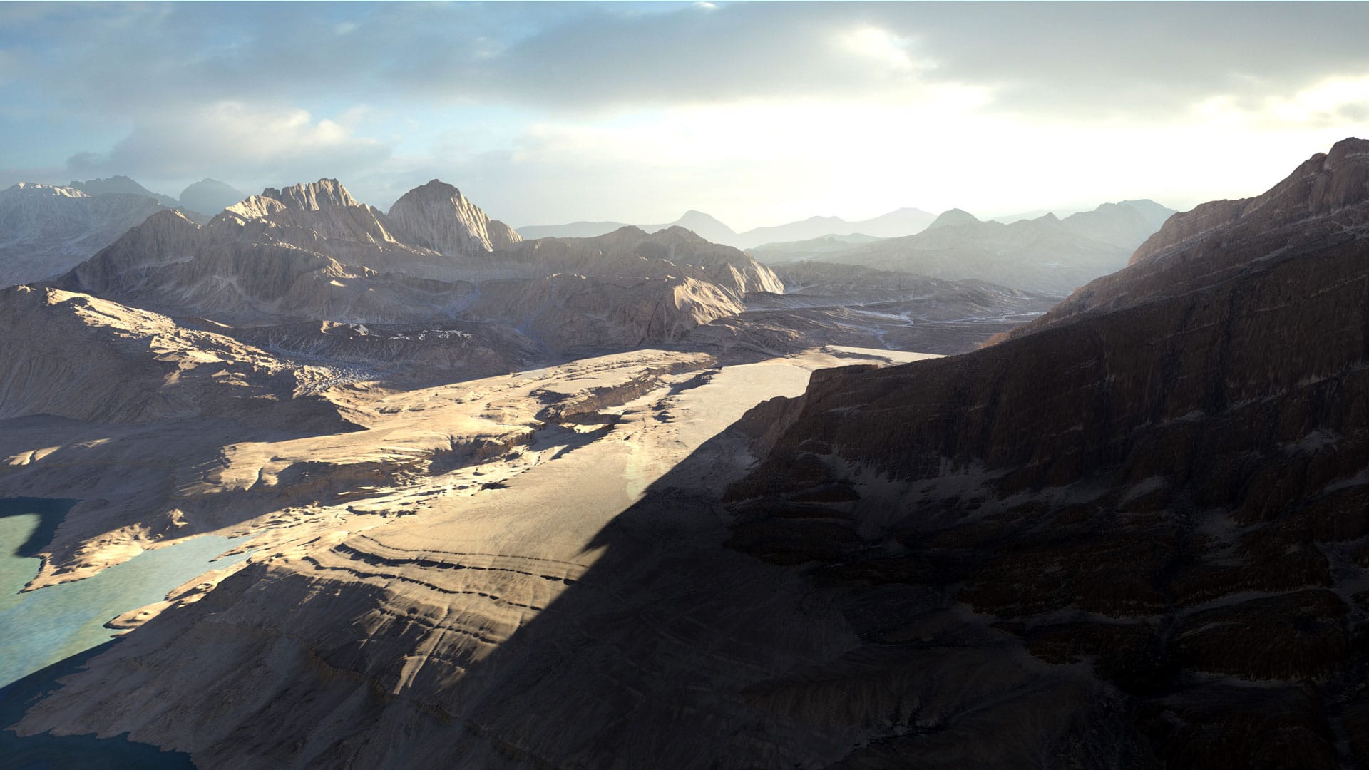 Building Natural Environments using Gaea & Houdini